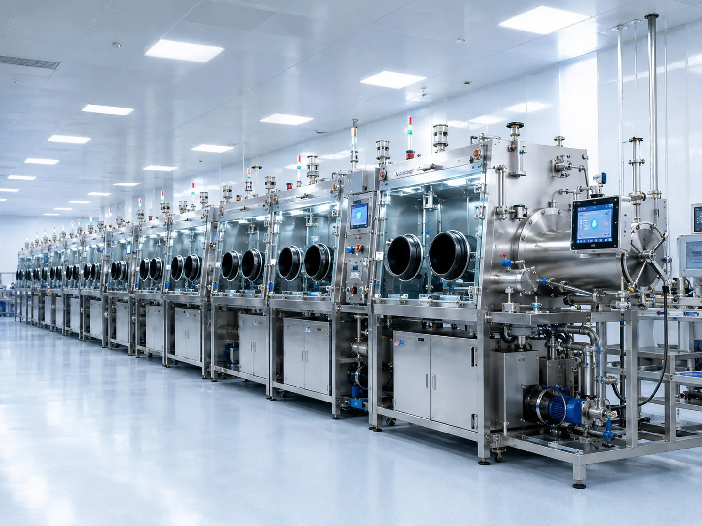 OLED thin film packaging production line case picture