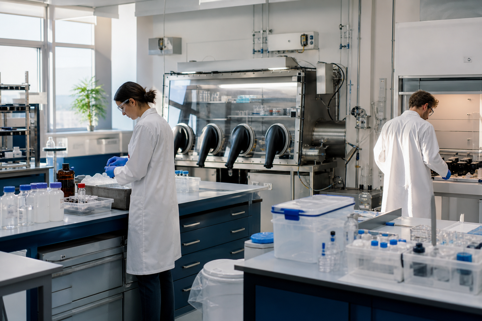 University Materials Research Laboratory Scene