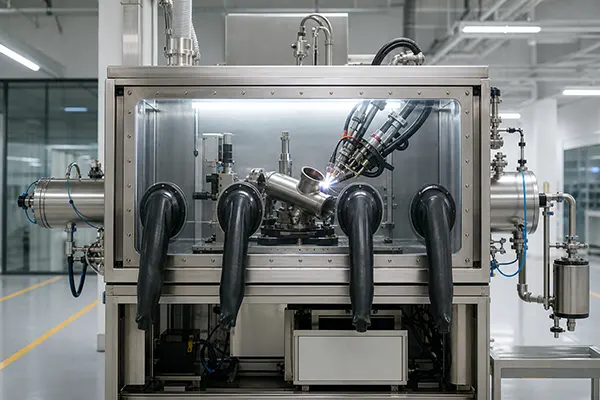 Titanium alloy welding process scenario