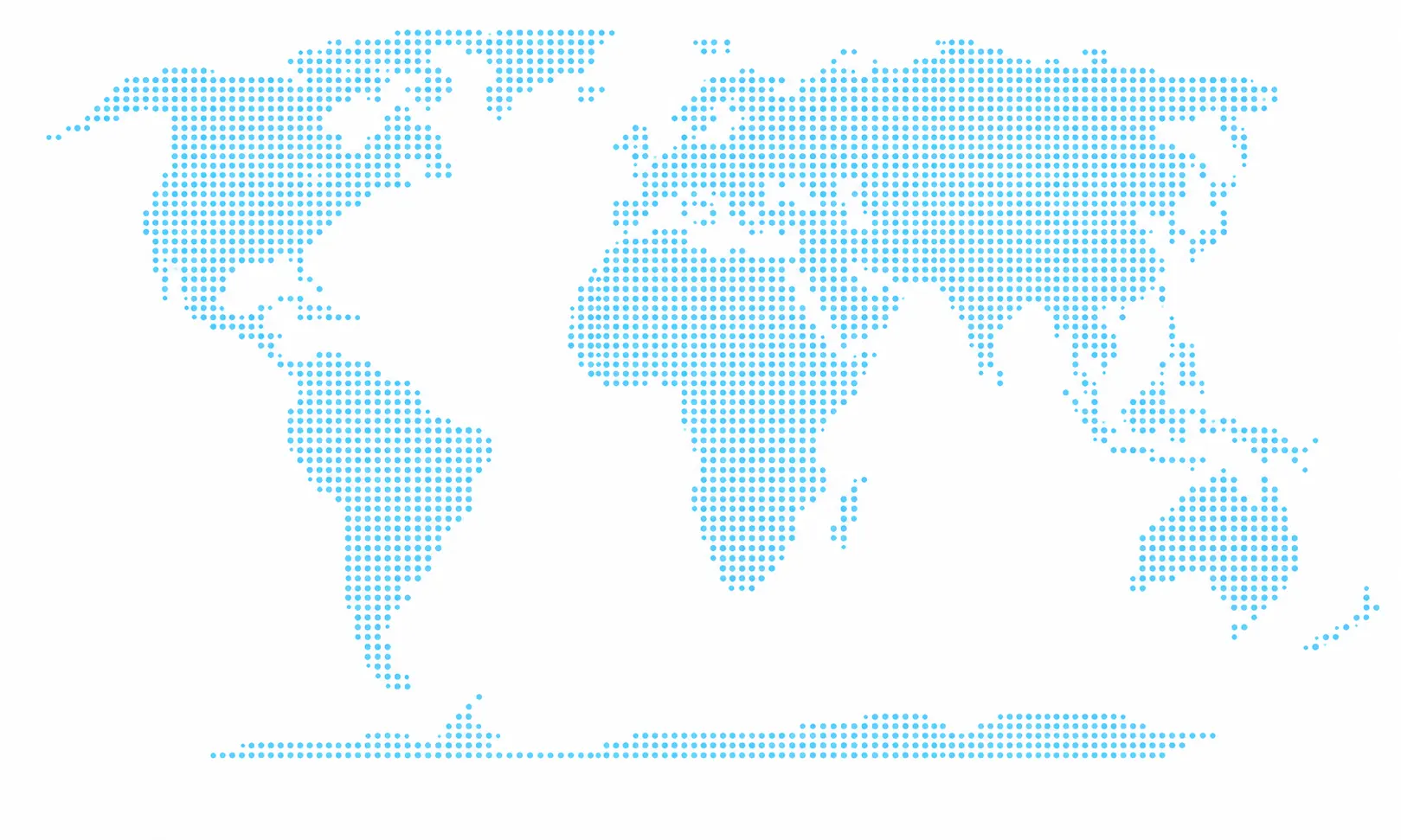 Open-source SVG world map showing TENCAN global markets
