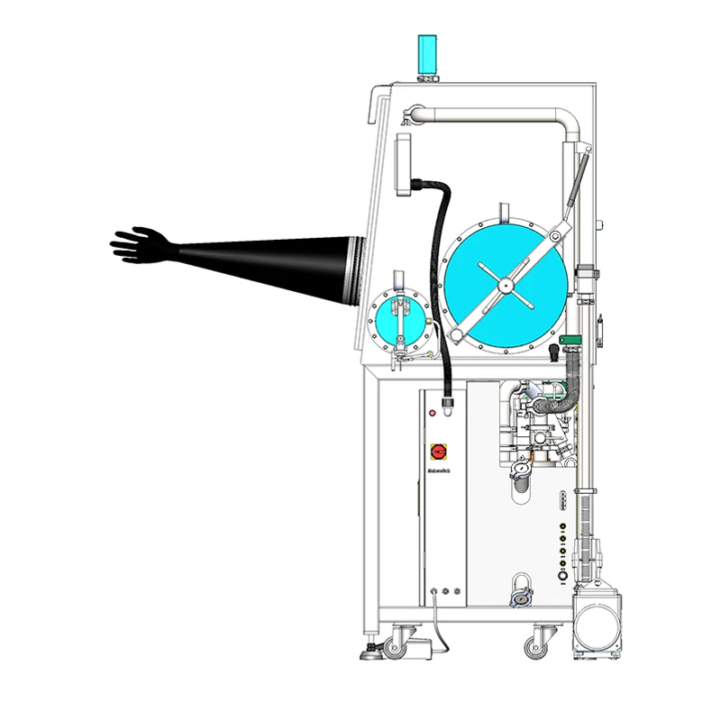 Three-Glove Single-Sided Glove Box with Gas Purification System