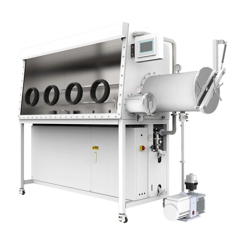 Two-Station Single-Sided Glove Box with Gas Purification System