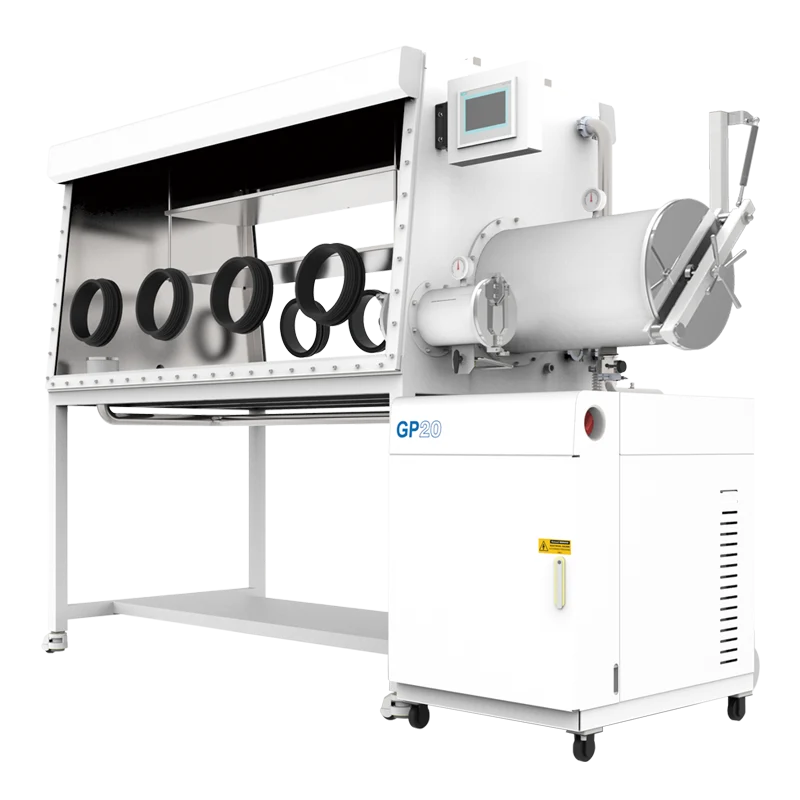 Four-Station Double-Sided Glove Box with Gas Purification System