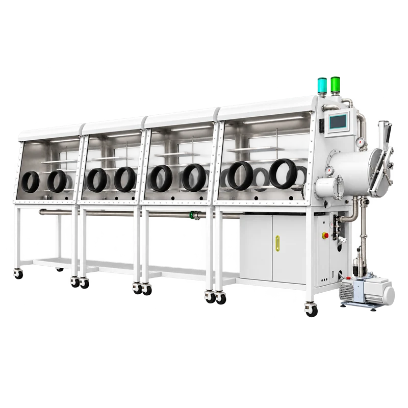 Eight-Station Double-Sided Split-Type Glove Box with Gas Purification System