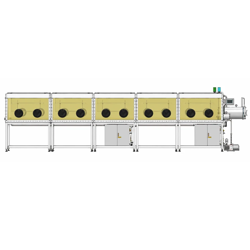 Ten-Station Double-Sided Split-Type Glove Box with Gas Purification System