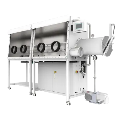 Two-Station Single-Sided Split-Type Glove Box with Gas Purification System