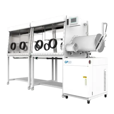 Four-Station Double-Sided Split-Type Glove Box with Gas Purification System