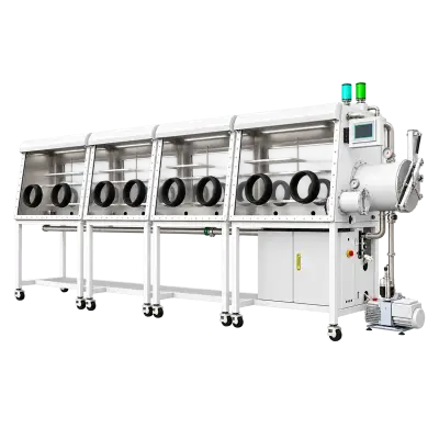 Eight-Station Double-Sided Split-Type Glove Box with Gas Purification System