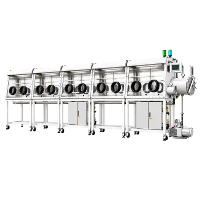 Ten-Station Double-Sided Split-Type Glove Box with Gas Purification System